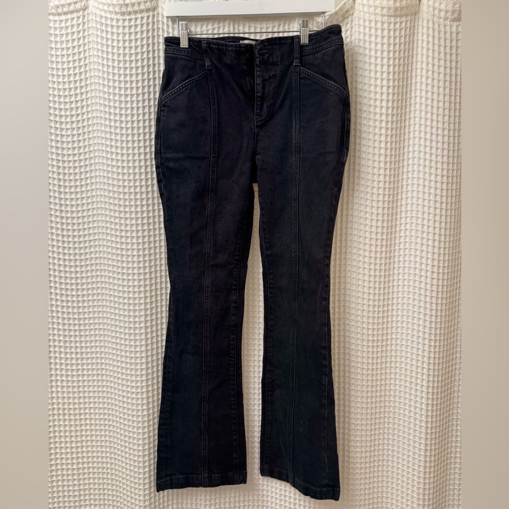 Free people low rise black jeans